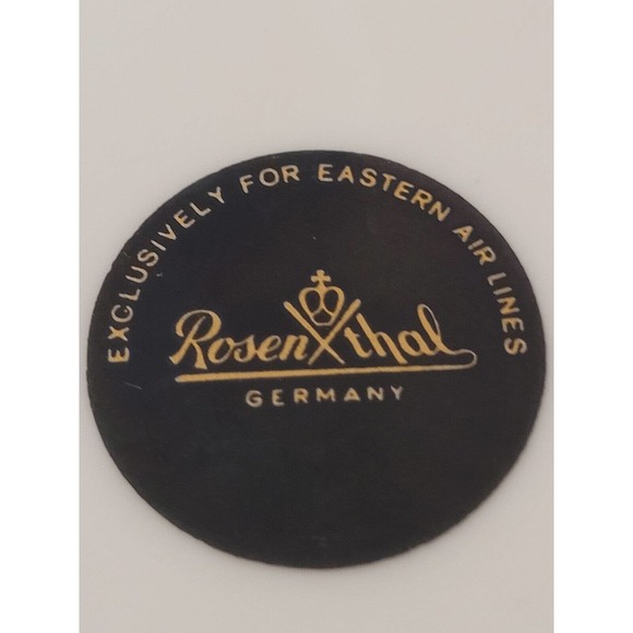 Rosenthal for Eastern Air Lines Salad Plates Plain White Platinum Germany - Picture 3 of 3